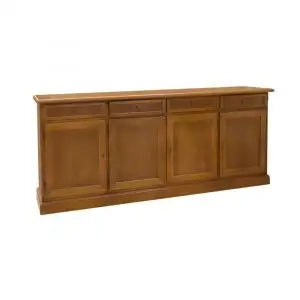 Credenza 4 ante 4 cassetti mod Martini arte povera noce Bassano