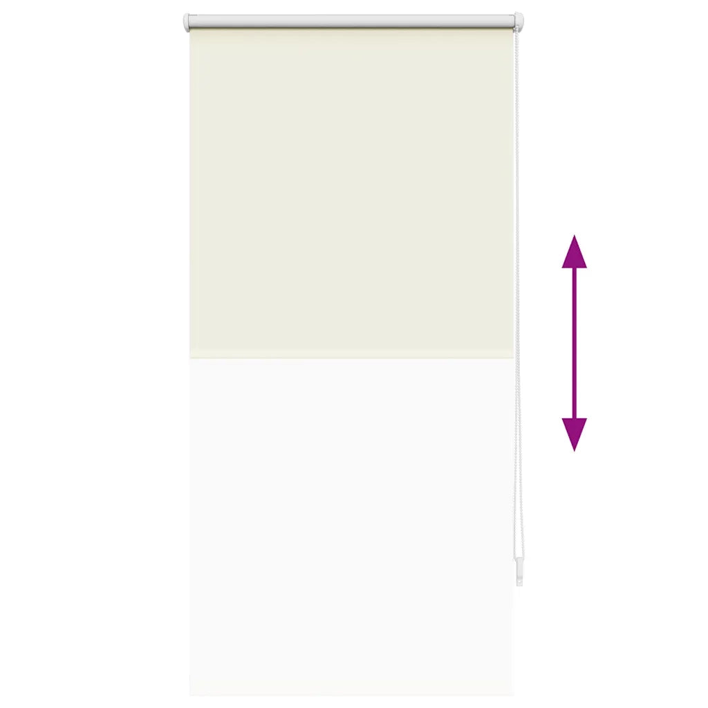 Tenda a rullo oscurante 64,4x120 cm Tessuto Larghezza 60 cm Bianco sporco 240741