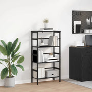 Libreria Rovere Nero 60 x 29,5 x 115 cm Legno multistrato 883922