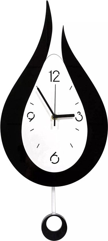 Orologio da Parete a Clessidra - Orologio da Parete a Clessidra in Acciaio Inossidabile con Forma Sferica - Orologio Moderno - Orologio da Parete di Design