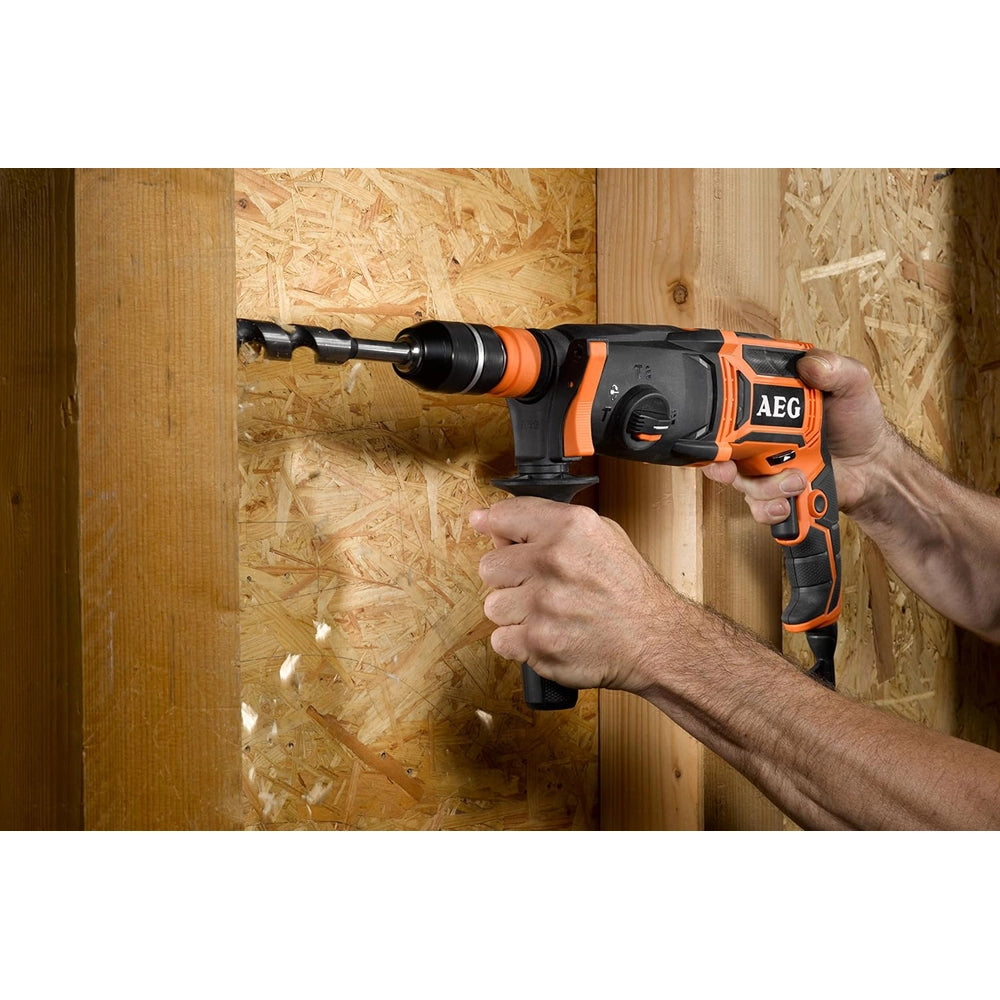 TRAPANO TASSELLATORE SDS-PLUS 800W 24mm SCALPELLATORE 3 MODALITA' KH 24IXE AEG 4935451553