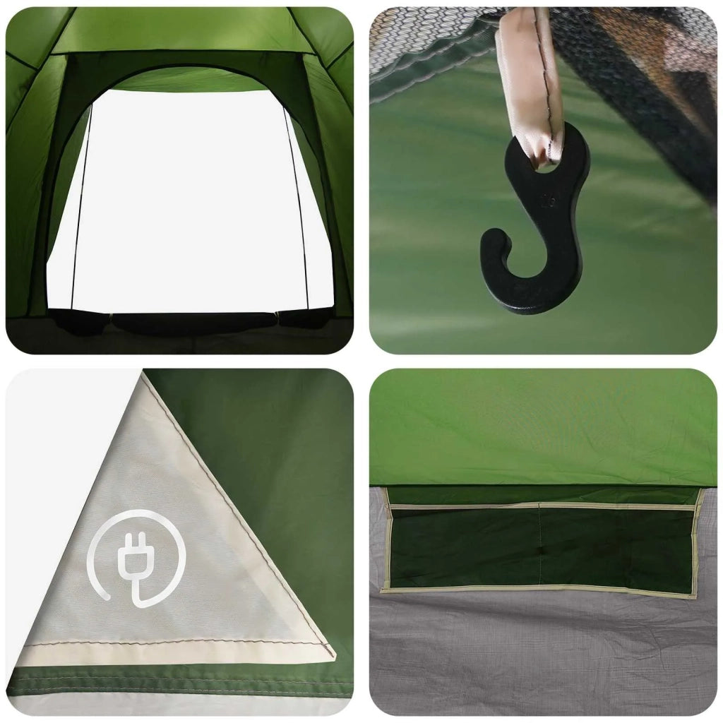 Tenda da campeggio Verde 2 persone Poliestere e Acciaio 42028642