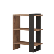 Libreria in legno "Ova" - 51 x 25 x 70 cm - Rovere antracite