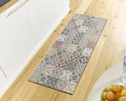 Lavaggio della cucina - Antiscivolo, Lavabile e Facile da Pulire - Grigio Multicolore 75 x 150 cm