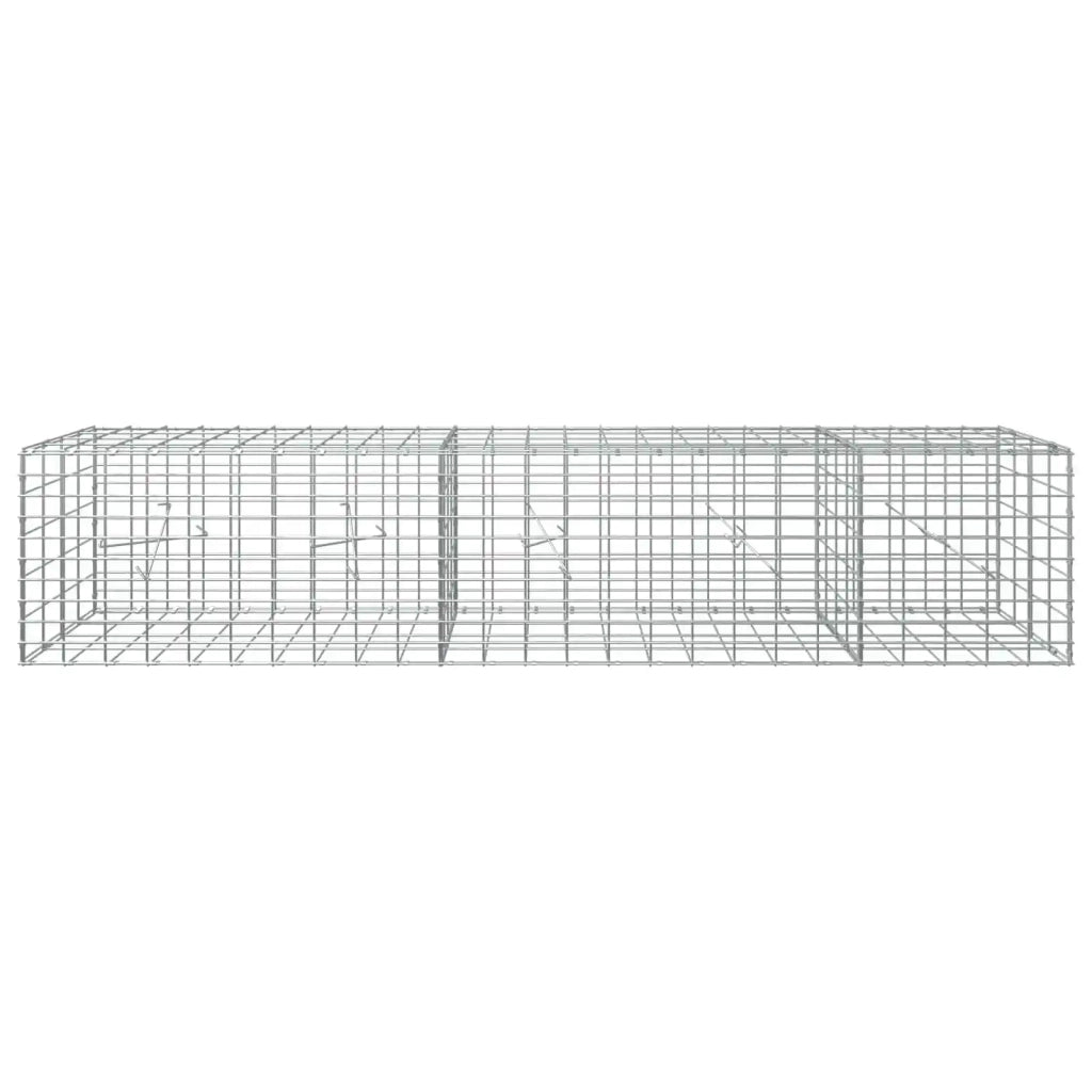 Gabione con Filo da 5 mm e Rete da 5x10 cm 250x20x50 cm 3464519