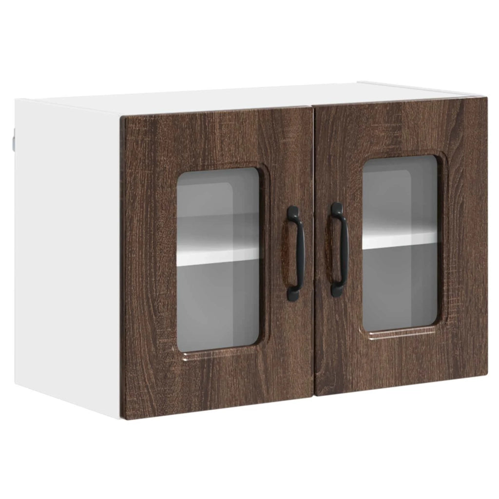 Mobile da cucina 2 pz-Set di 2 Armadio da cucina Rovere Marrone 60 x 31 x 40 cm 571243
