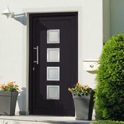 Porta di Ingresso Antracite 98x190 cm 279188