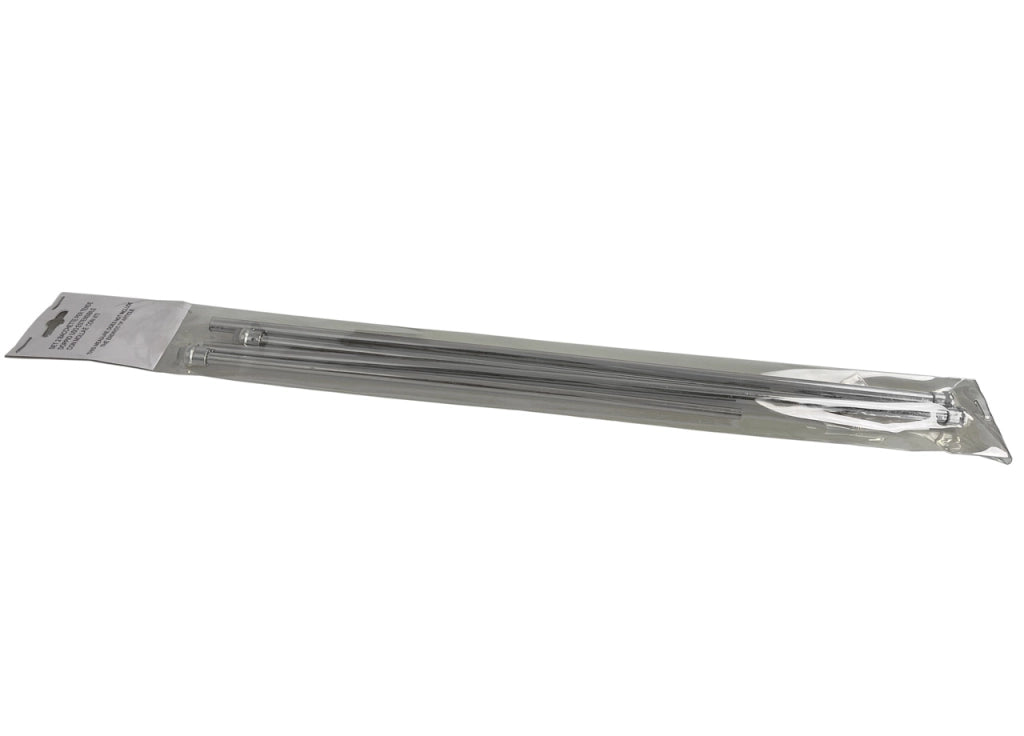 Bacchette Tende A Pressione Bastone Tenda Estensibile Astina Con Molla - 40-60 - Argento