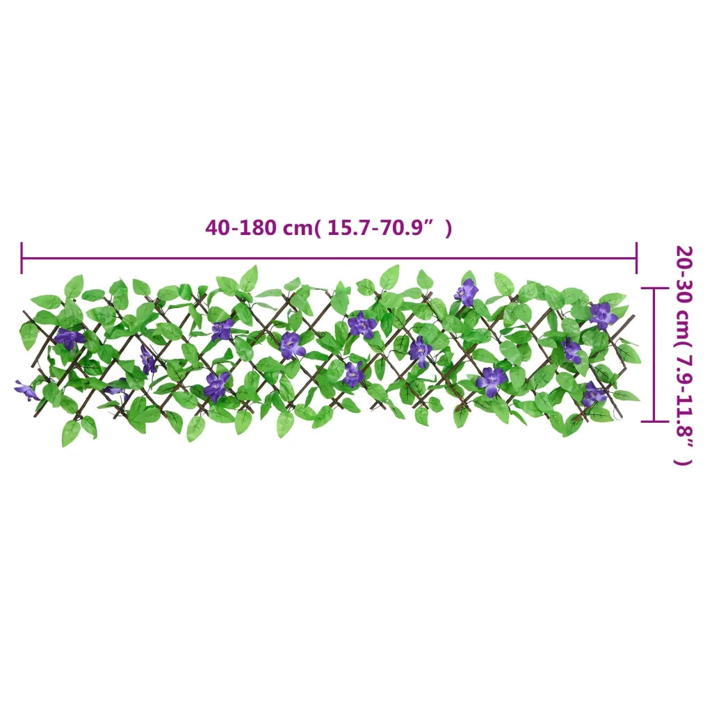 Traliccio Edera Artificiale Espandibile 5 pz Verde 180x20 cm CFW1265358