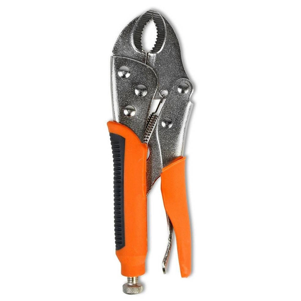Trade Shop - Pinza Autobloccante Grip Apertura Max 50mm Leva Sgancio Ganasce Dentellate 91120 -