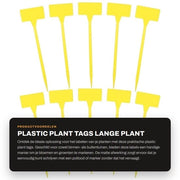 Etichette per piante 30 cm - Sostenibili - Riciclabili - Impermeabili - Finestra opaca - Per giardino e serra - Etichette per giardino