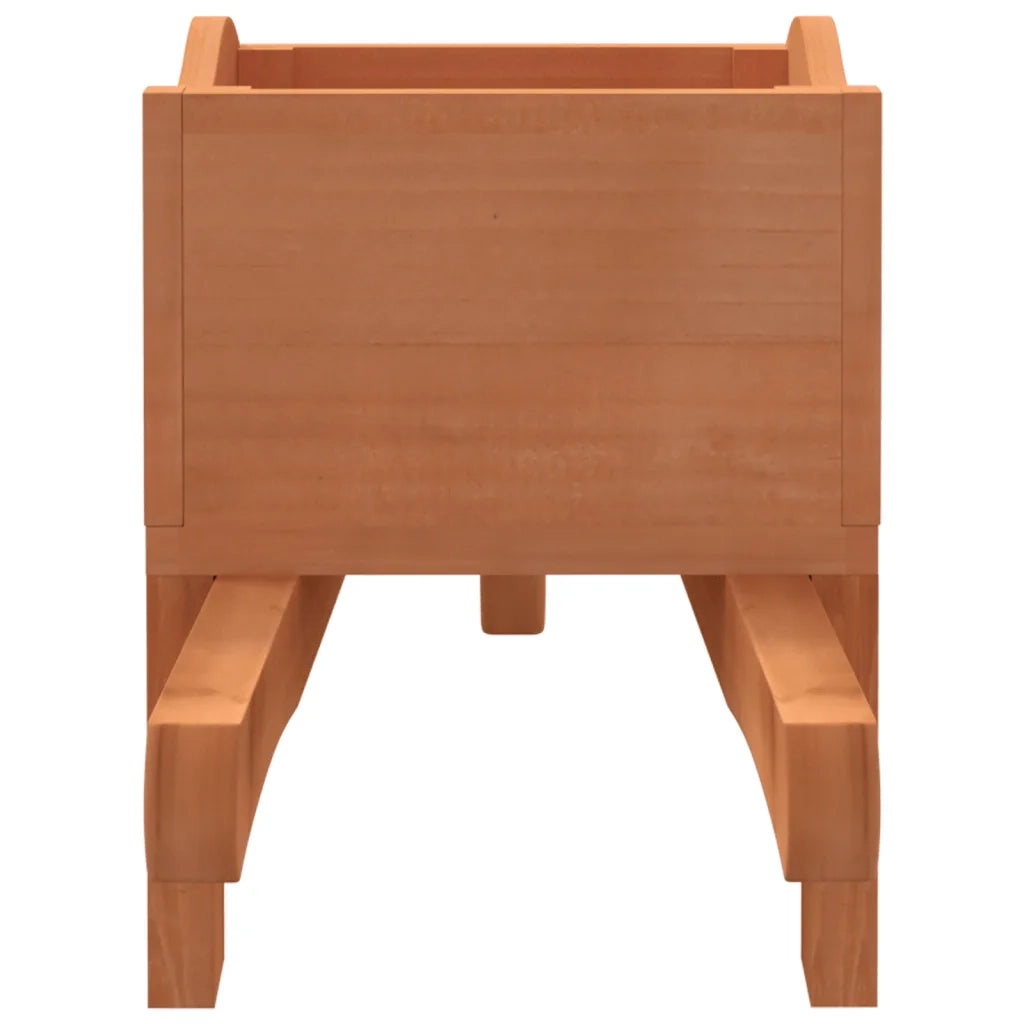 Fioriere a Carriola 2 pz 47x15x19 cm Legno Massello di Abete 364228
