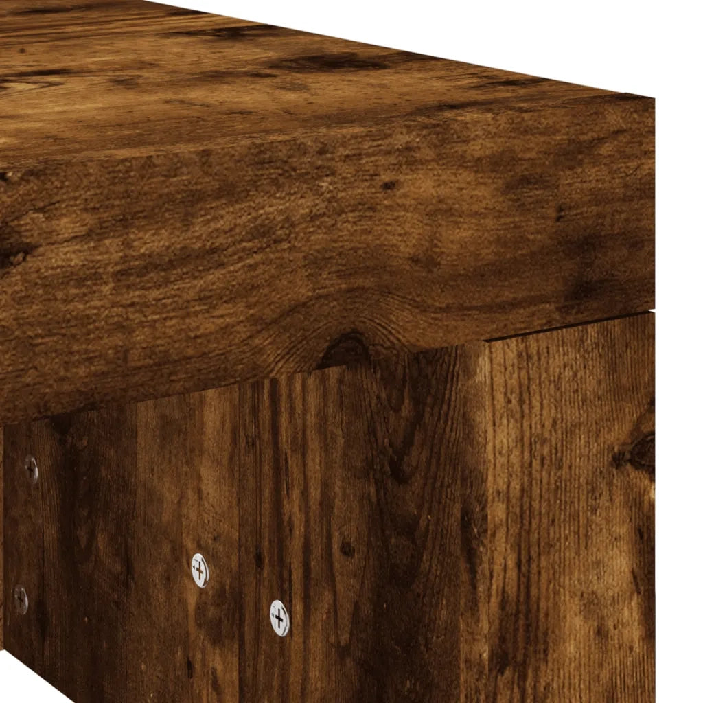 Tavolino da salotto | Tavolino da caff¨¨ | Tavolino da Soggiorno Rovere Fumo 102x50x36 cm Legno Multistrato
