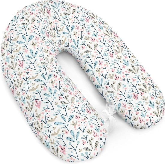 Prodotti per neonati - Cuscino per l'allattamento XXL cuscino corporeo - Cuscino laterale con copertura - Cuscino di supporto cuscino per gravidanza