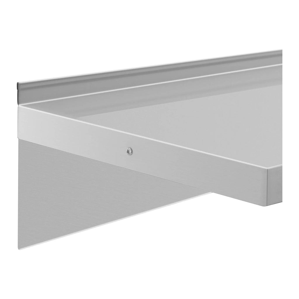 Mensola da parete in acciaio inox 100 x 40 cm fino a 80 kg mensola da parete industriale mensola da parete 14_0005152