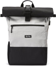 Borsa per donna e uomo | Bell'aspetto e progettata bene | Per università, viaggi, tempo libero e lavoro | Con tasca per laptop e tasca antifurto | Grigio