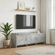 Mobile TV 130 x 33 x 47 cm Grigio Cemento Legno ingegnerizzato 8011198