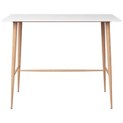 Tavolo da Bar Bianco 120x60x105 cm
