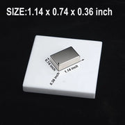 Magneetti Forti magneti Quadrati magneti di neodimio 28 mm * 18 mm * 9 mm 5-pack per frigorifero, doccia, magazzino o progetto di ufficio (MC728)