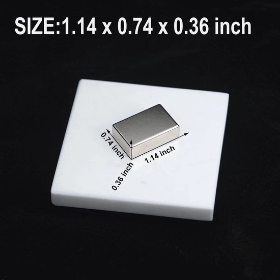 Magneetti Forti magneti Quadrati magneti di neodimio 28 mm * 18 mm * 9 mm 5-pack per frigorifero, doccia, magazzino o progetto di ufficio (MC728)