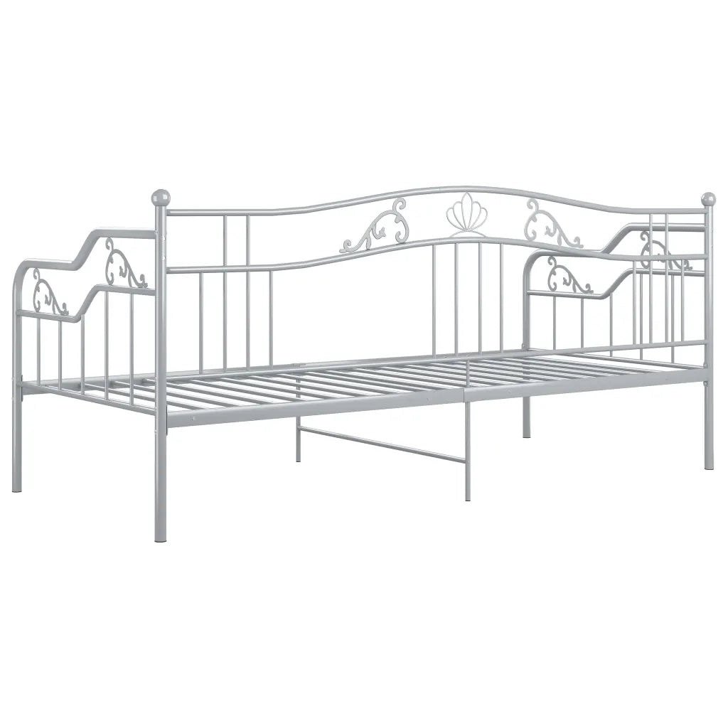 Telaio Divano Letto Grigio in Metallo 90x200 cm cod mxl 62227