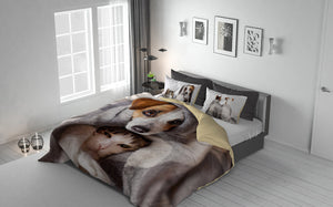 Copripiumino Singolo con Federe Stampato in Microfibra Peggy