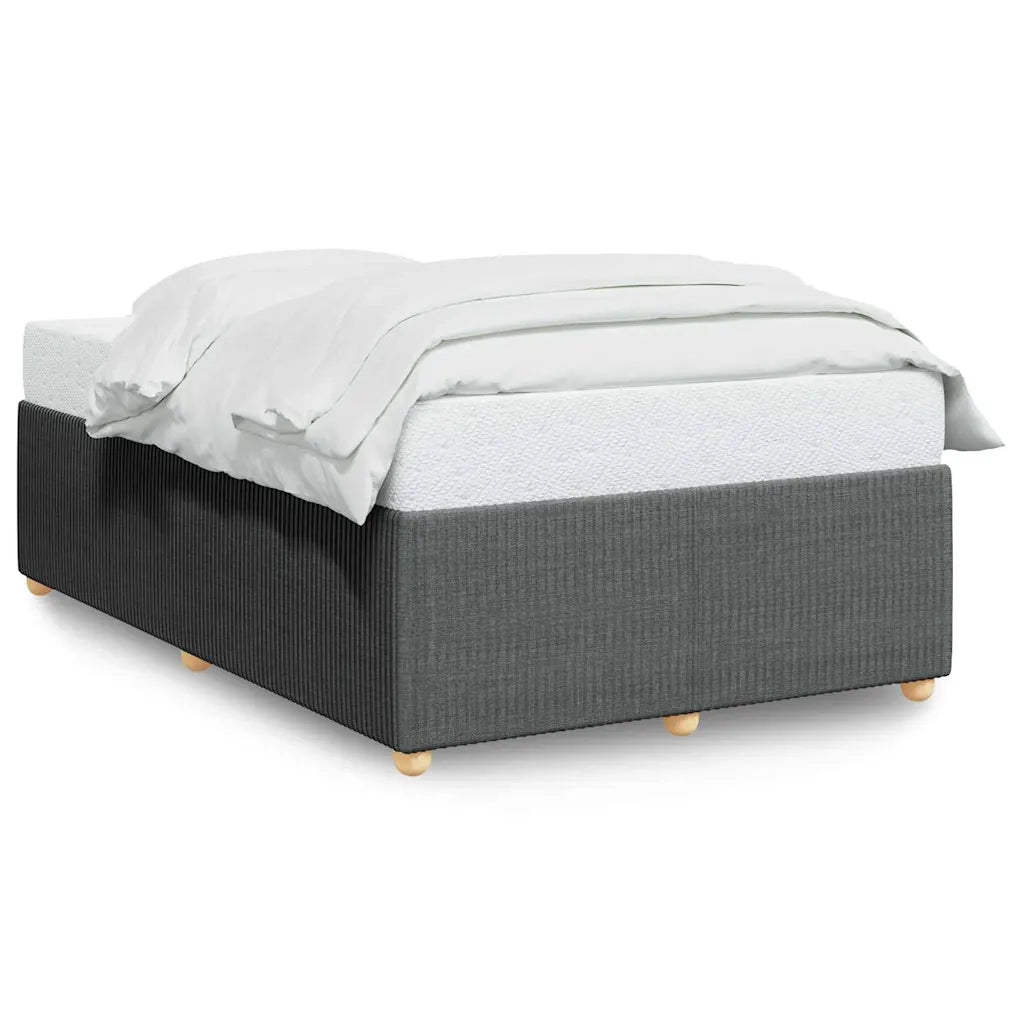 Giroletto senza Materasso Grigio Scuro 120x190 cm in Tessuto