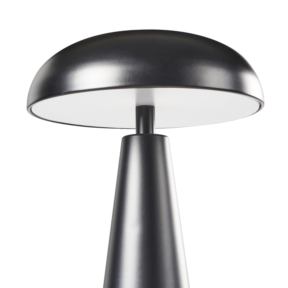 Lampada da tavolo in metallo nero per interni con dimmer senza fili Luce domestica Design moderno