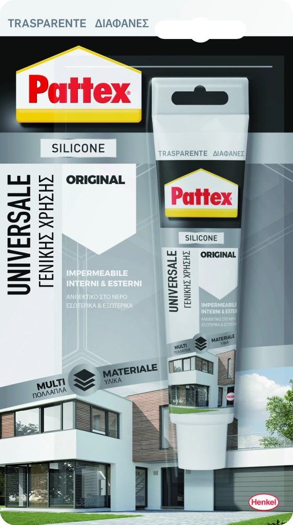 Henkel SILICONE PATTEX UNIVERSALE TRASPARENTE BLISTER  ml. 50