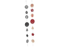 Slinger decorativo per finestra da 145 cm - Set 2 pezzi - Decorazione di Natale - Decorazione per finestra - Decorazione festiva