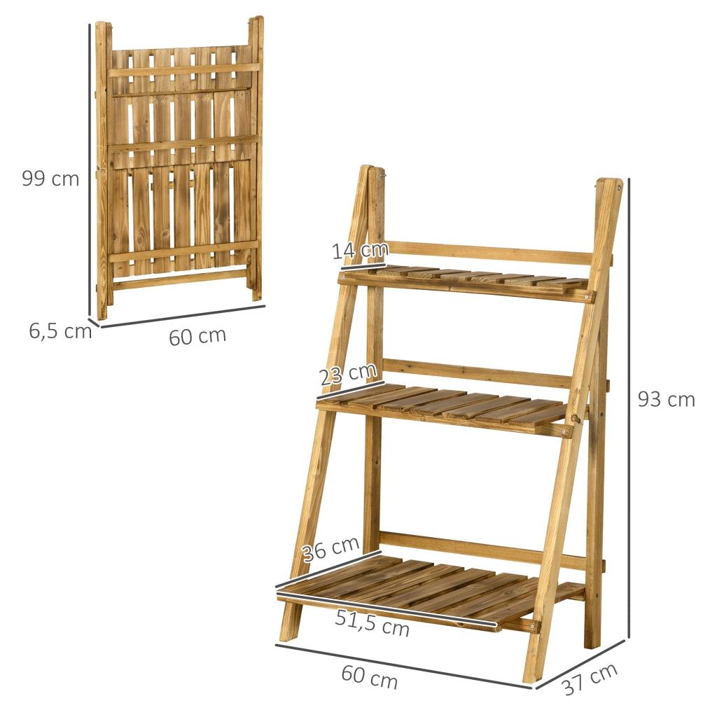 Tavolino da caff¨¨ ¨C zephmum ¨C multistrato pieghevole 60x37x93 cm
