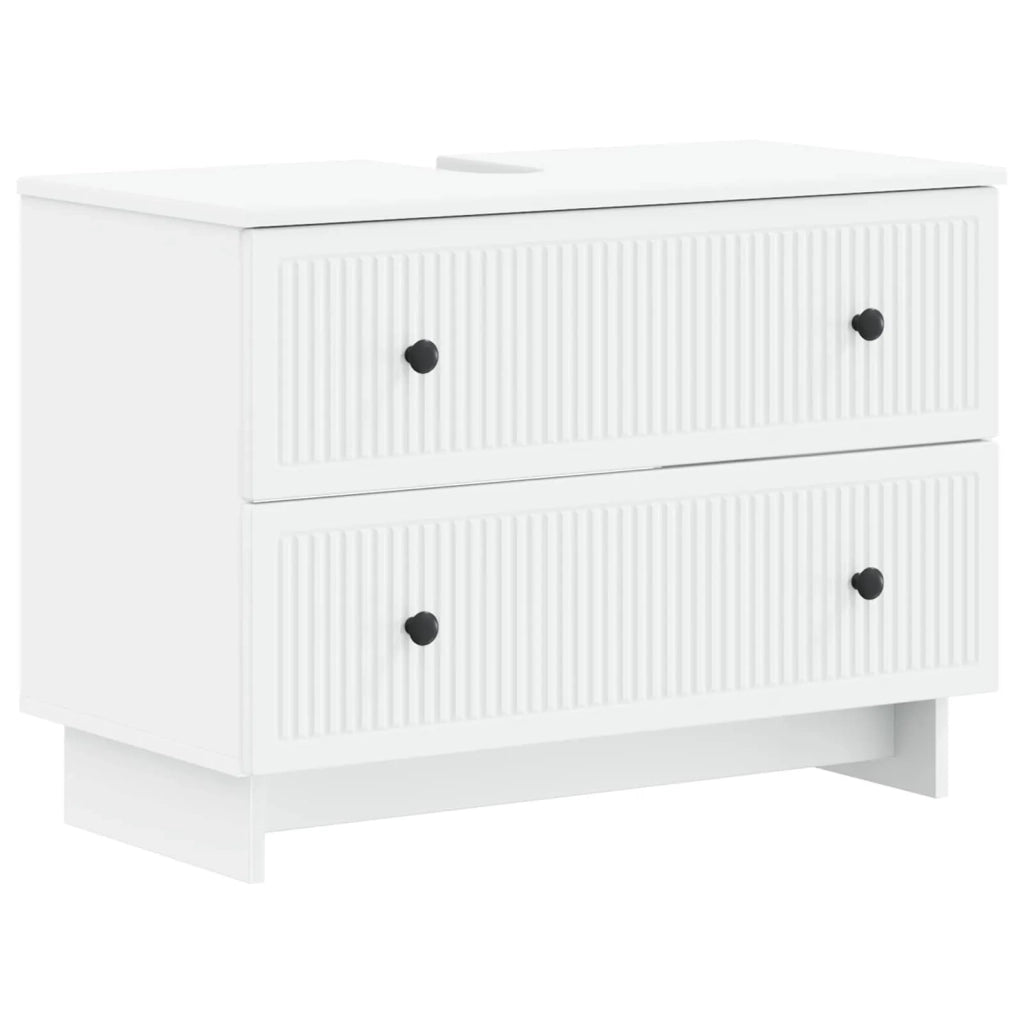 Armadio per Lavabo da Bagno EDE Bianco 82 x 41 x 59 cm 895915