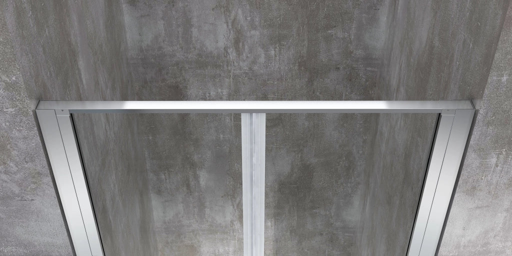 Porta doccia vetro 6 mm apertura battente saloon dentro e fuori Altezza 190 Regolabile 85-88
