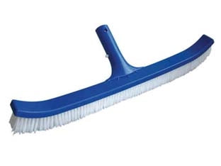 SPAZZOLA CURVA SENZA MANICO PER PARETI PISCINA- - cm.45 - 3 pezzi AILANTO