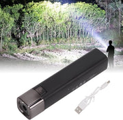 Lanterna portatile, lampadina USB con batteria integrata, lanterna mini ricaricabile per attività all'aperto (nero).
