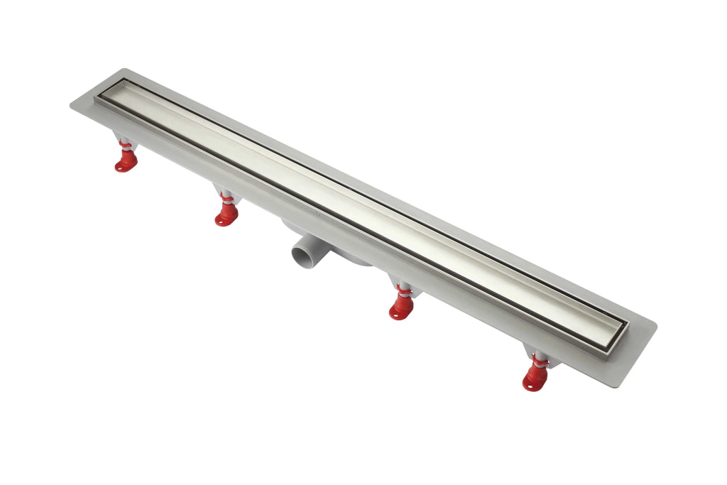 Canalina Doccia PIASTRELLABILE con Sifone GRAVITAZIONALE e profilo INOX - 76 cm