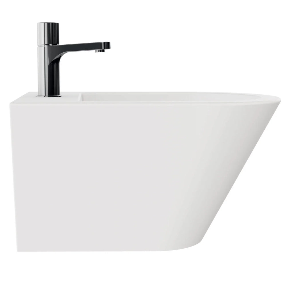 Bidet Sospeso Azzurra Ceramica "Forma" Bianco Opaco
