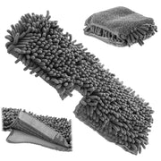 Ricambio per mocio piatto KADAX, testina in microfibra, piatto, 42x14 cm
