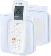 Sostegno Remoto per Parete (2 Pack) - Cassetto di Stoccaggio Autoadesivo per Organizzare Air Conditioner TV Stereo - Installazione.