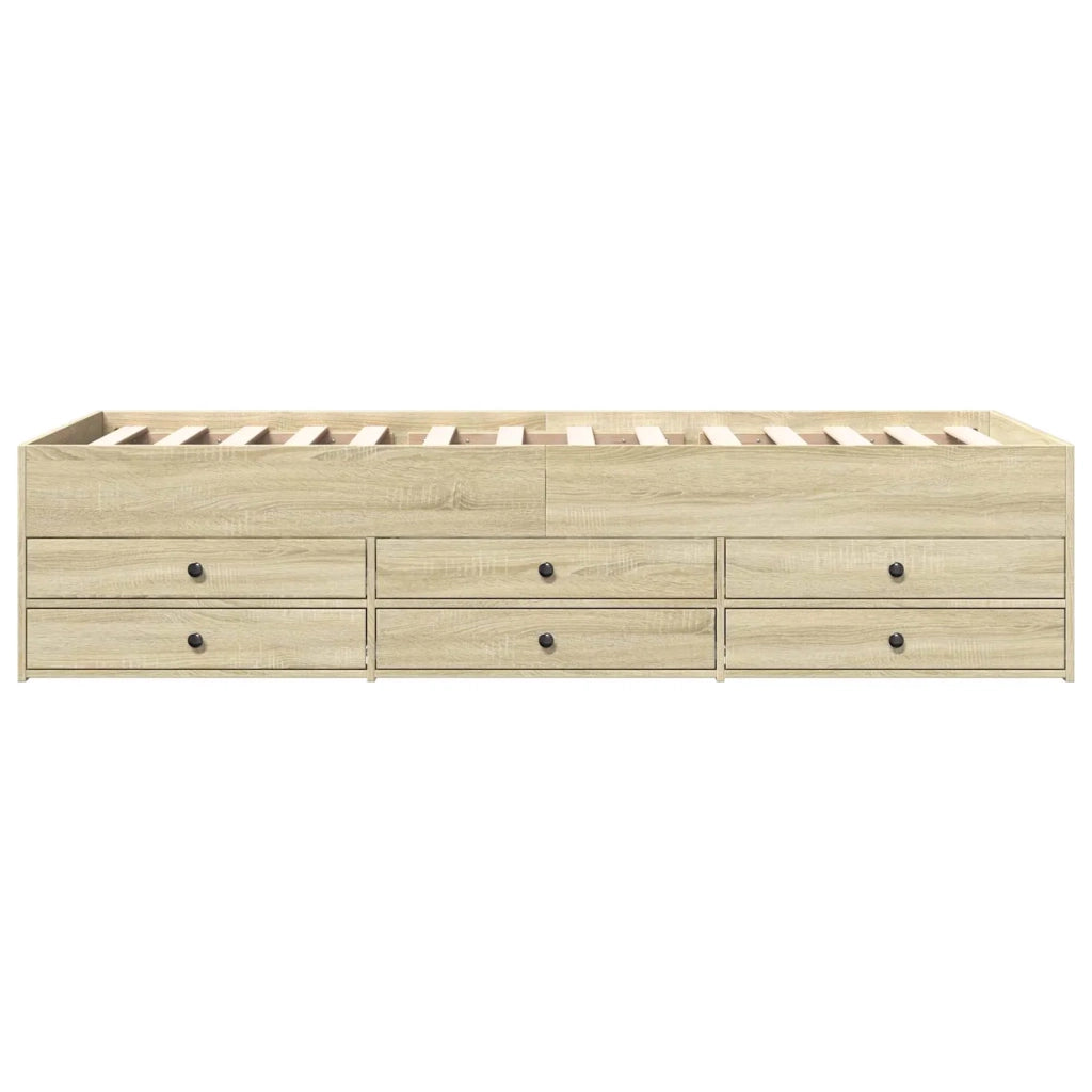 Telaio del letto con storage Rovere Sonoma 80 x 200 cm 3429646