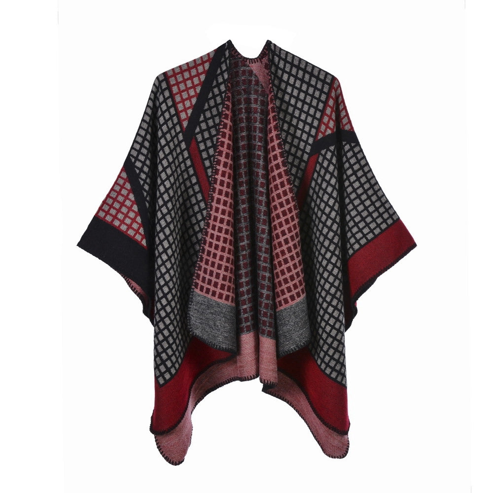 Nuova sciarpa/stola da donna, elegante e calda, perfetta come mantello.