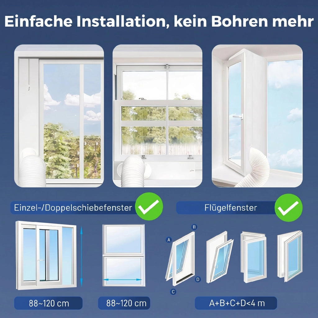 Condizionatore Portatile 12000 BTU ¨C zephmum ¨C Nero