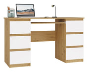 Scrivania KUBA KUBA rovere artisan bianco per ufficio e studio