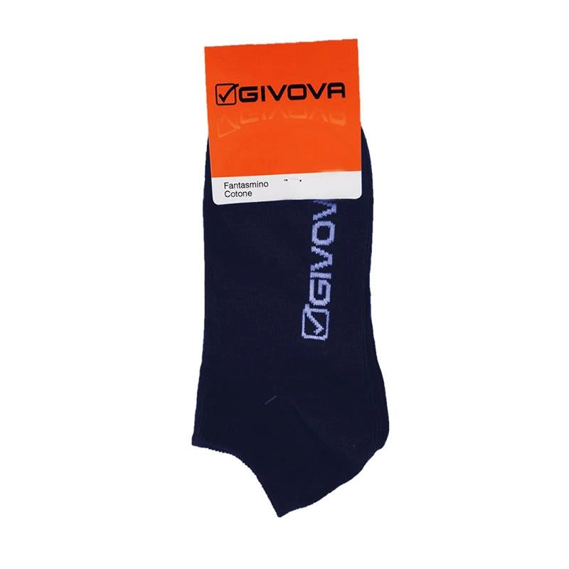 GIVOVA CALZA FANTASMINO TAGLIA 39/42 DA UOMO MAGLIA JERSEY IN COTONE - 3 PZ BLU O