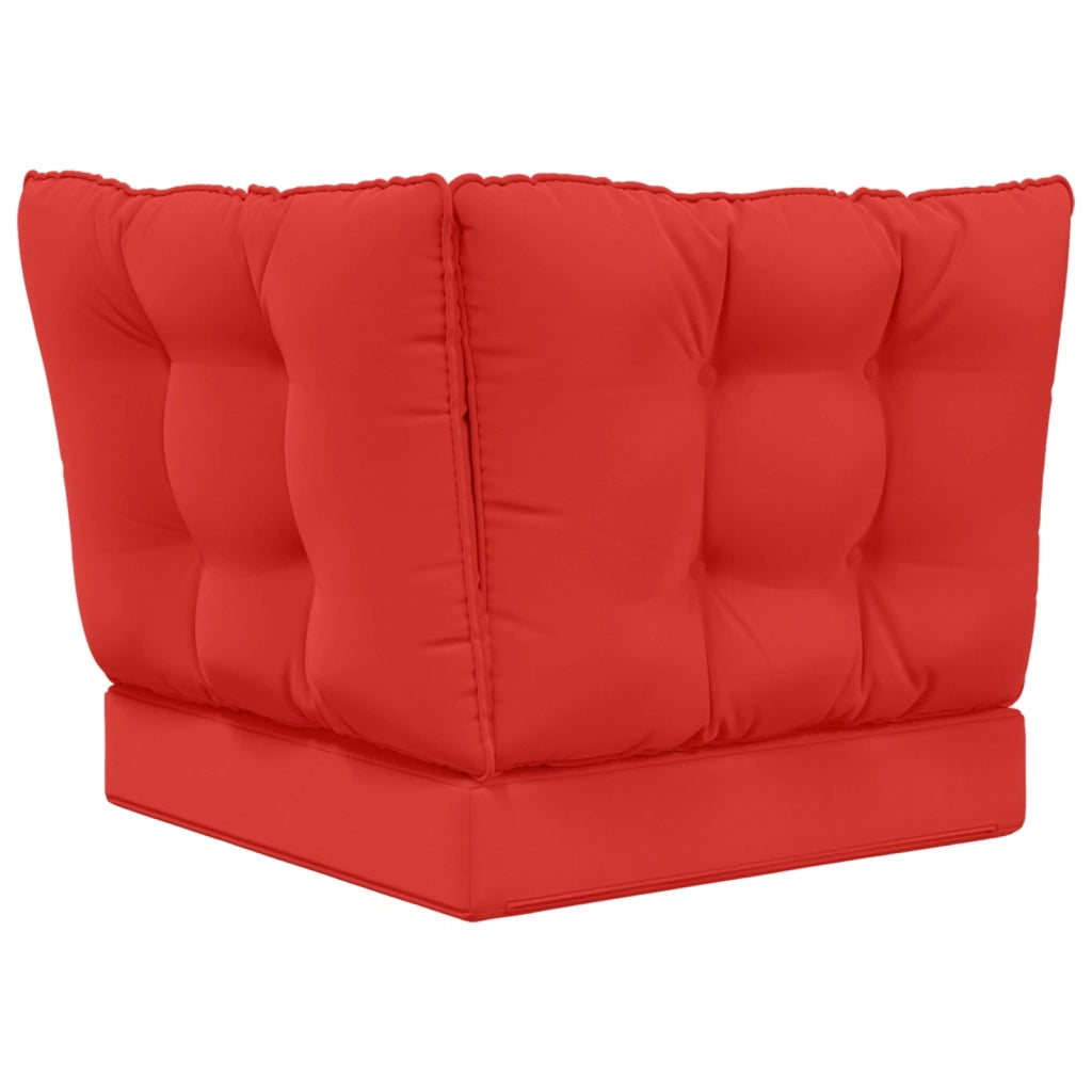 Cuscino per divano da esterno 3 pz | Cuscini per sedie Rosso Poliestere