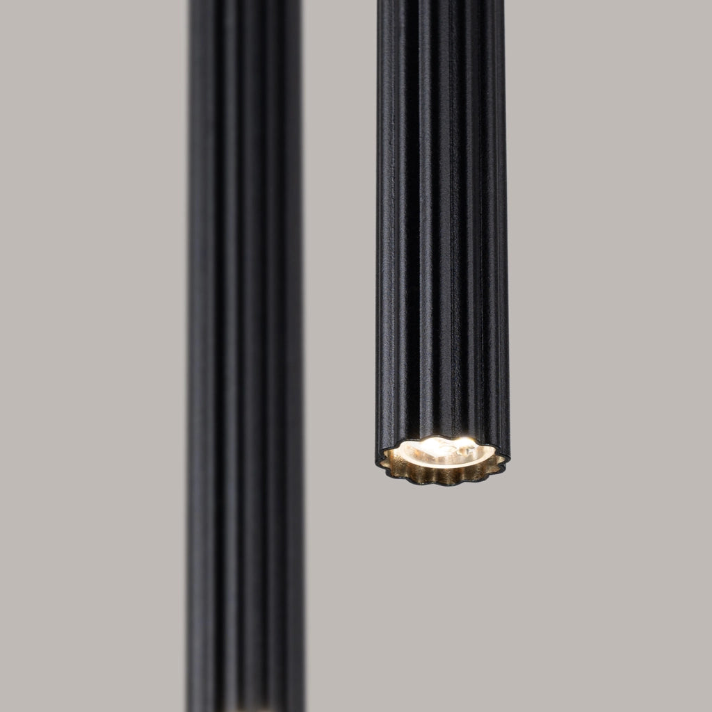 Lampada a sospensione moderna tonda nera 2xG9 ZENTRA Pure Lume