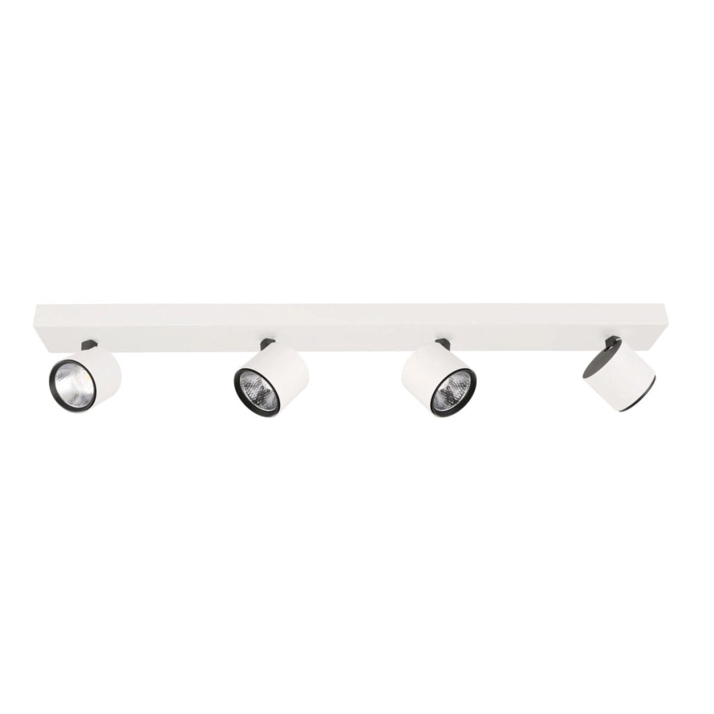 Plafoniera Italux Boniva LED 4 luci bianco/nero 3000K