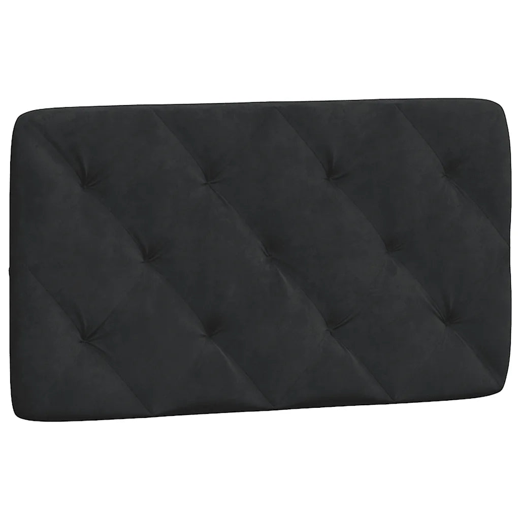 Cuscino Testiera Nero 80 cm in Velluto CFW6036134