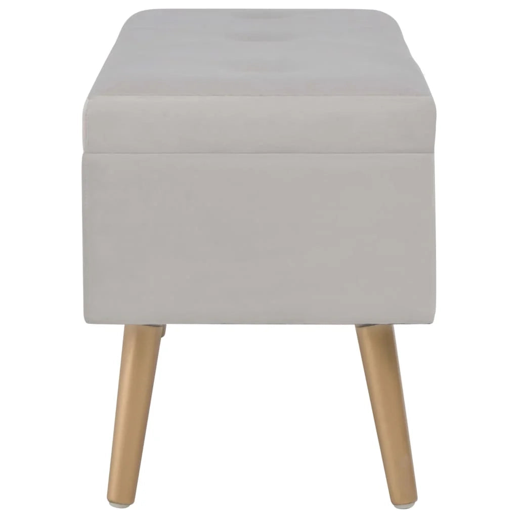 Panca con vano contenitore 80 cm velluto grigio 02_0010883