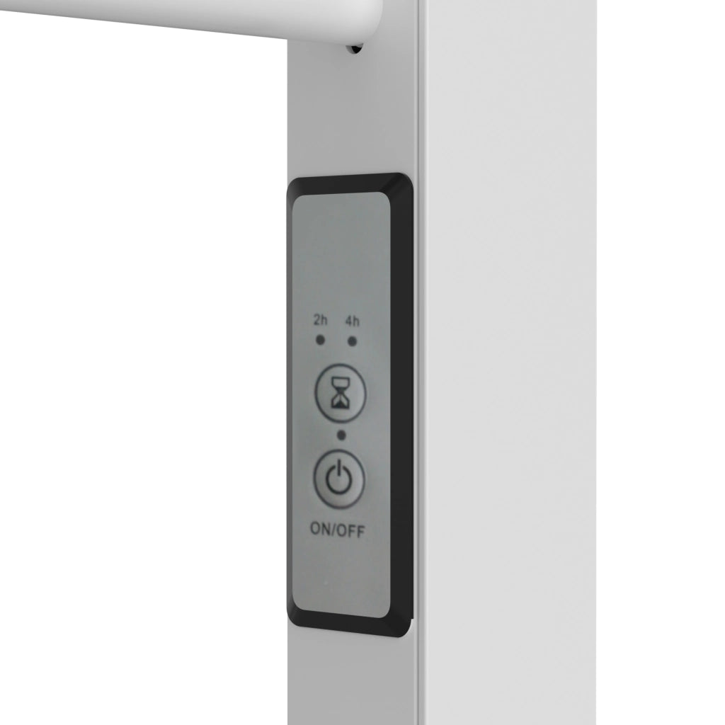 Scaldasalviette Elettrico Savitaipale da Terra o da Parete 85 x 55 cm 100 W Bianco pro.tec
